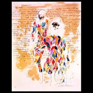 LeRoy-Neiman-Harlequin-with-Text
