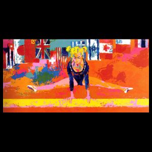 LeRoy-Neiman-Olympic-Gymnast